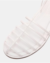 Steve Madden - Marin White Sandals