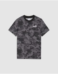 Puma - Essentials All Over Print Camo Tee - Teens