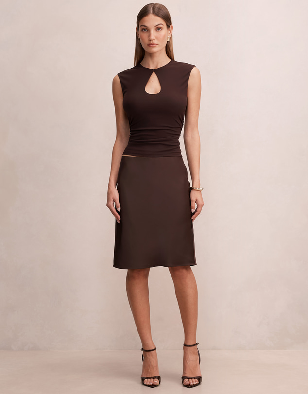 Forever New - Selena Satin Skirt