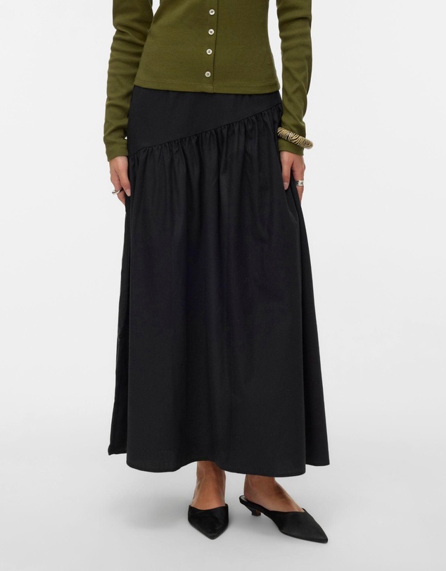Vero Moda - Tina Asymmetrical Midi Skirt