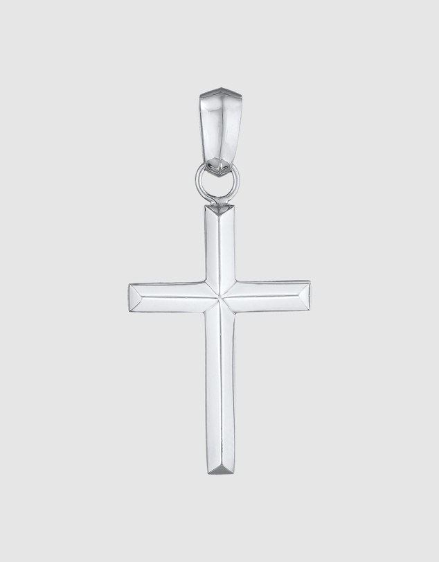 Kuzzoi - ICONIC EXCLUSIVE - Pendants Men Cross Pendant Religion Basic in 925 sterling silver