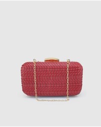 Izoa - Sophia Woven Clutch