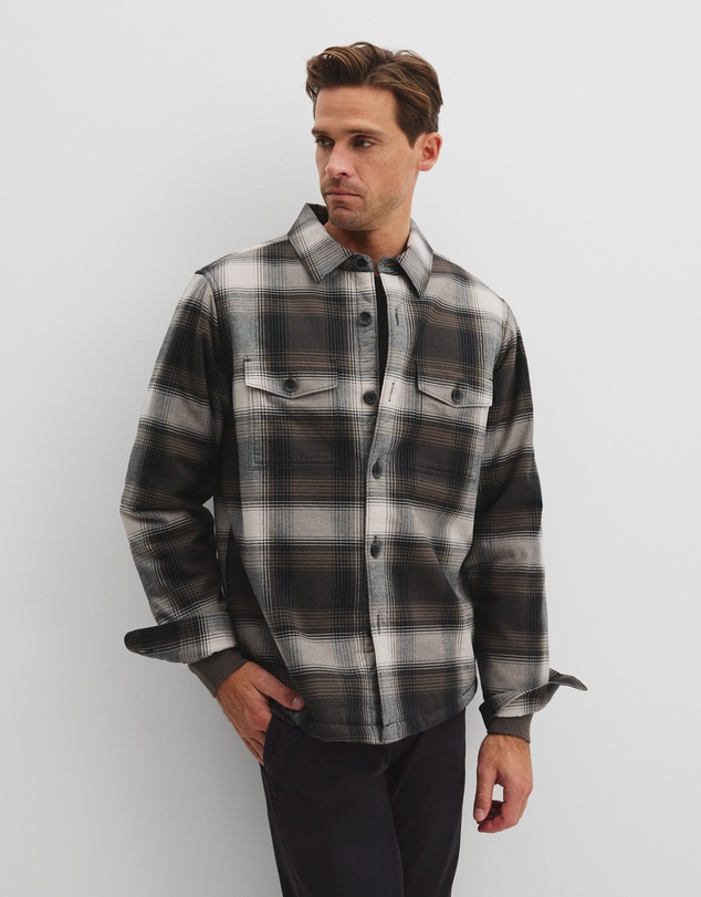 Country Road - Check Sherpa Jacket