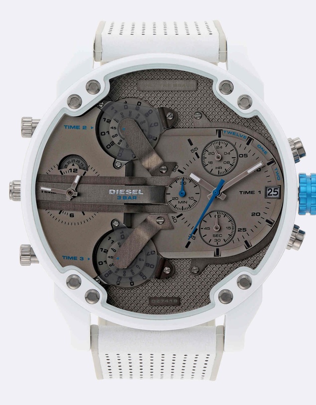 Diesel - Mr. Daddy 2.0 White Analogue Watch