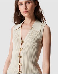 & Other Stories - Rib-Knit Collar Tank Top