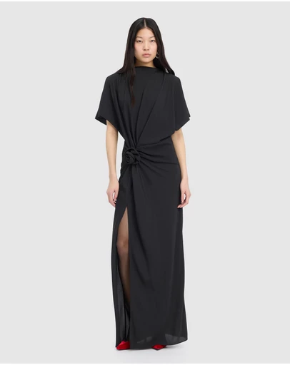 ROTATE - Maxi Slit Dress