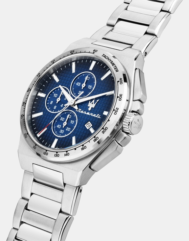 Maserati - Maserati Velocità Slim Chronograph 41mm Blue Dial Quartz Watch