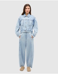 Seed Heritage - Denim Barrel Leg Jogger