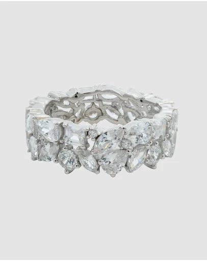 Georgini - GEORGINI MIDNIGHT VELVET LIMITED EDITION STARLIGHT RING SILVER