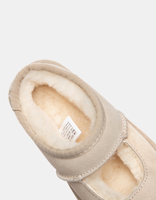 EVERAU - Australian Shepherd Ugg Carmella Kids Cow Suede Upper House Shoes