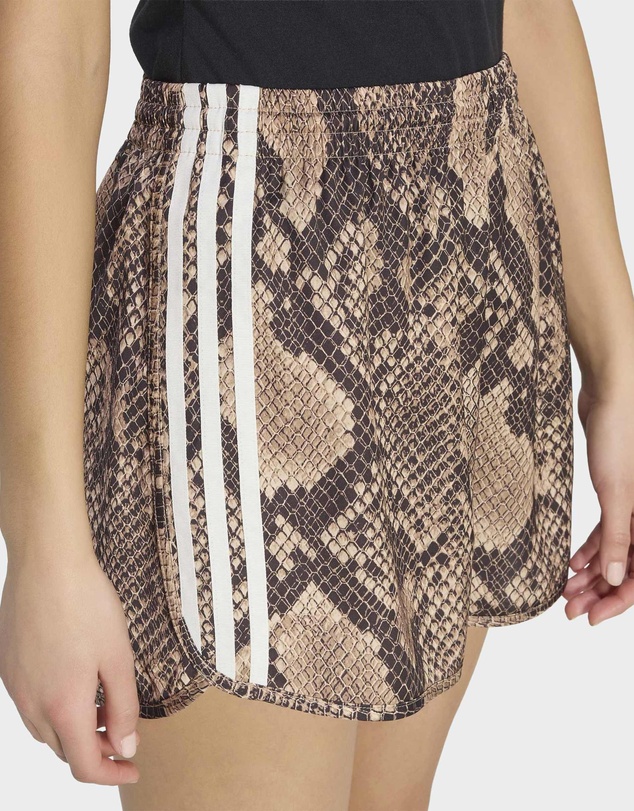 adidas Originals - SNAKE PRINT SATIN SHORTS Womens
