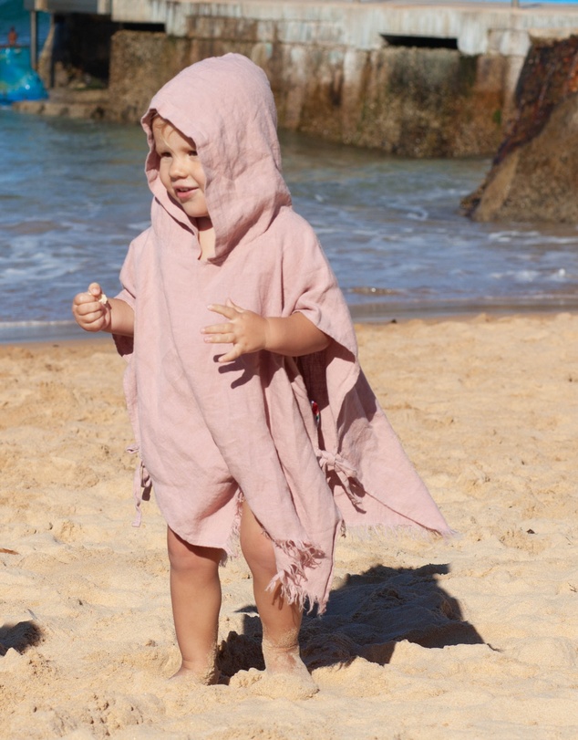 Anchor & Arrow - Linen Hooded Poncho Towel