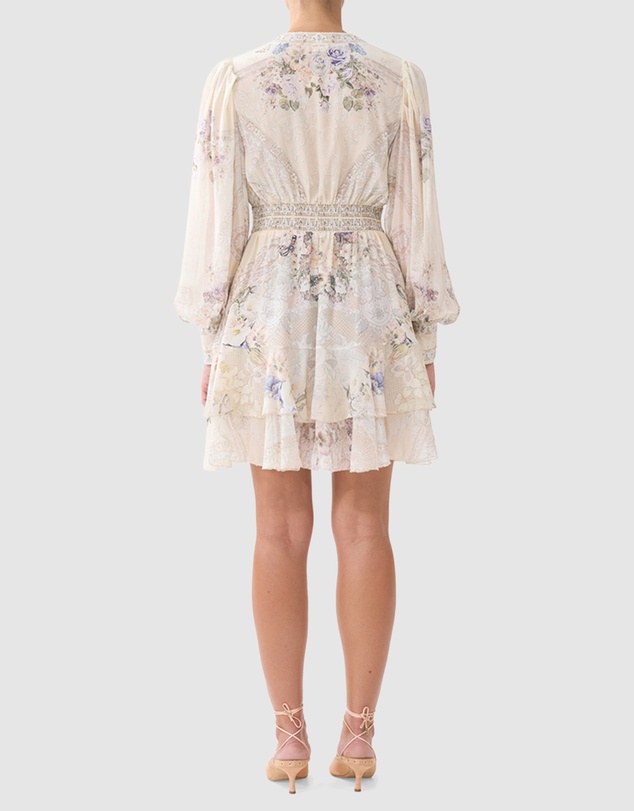 Camilla - Button Front Frill Dress