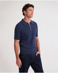 Oxford - Remy Zip Neck Polo