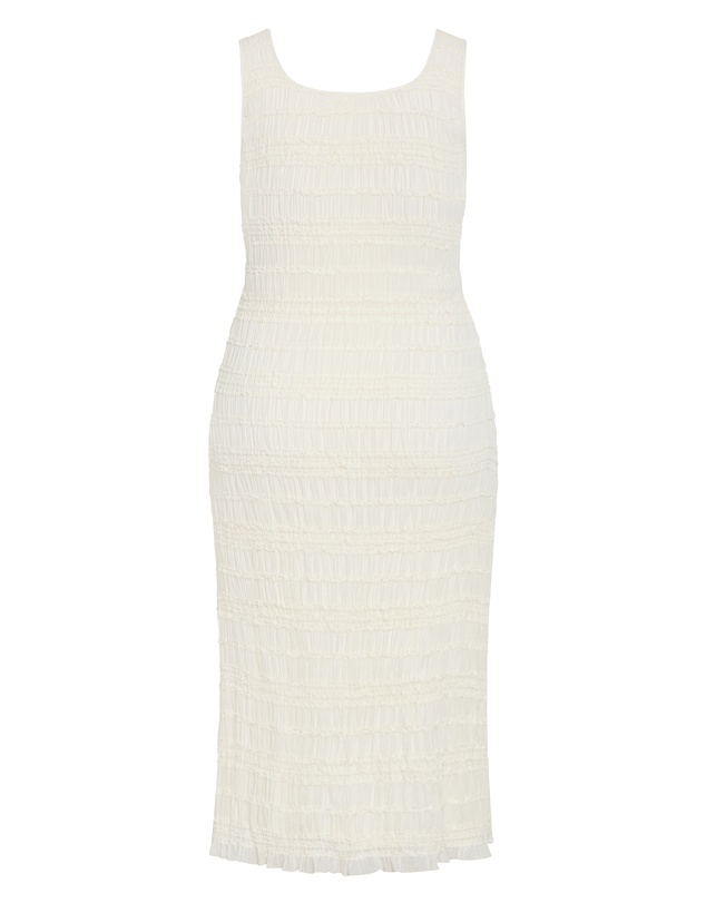 City Chic - Emelia Sleeveless Shirred Dress