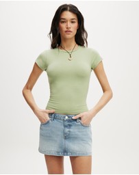 Cotton On - Micro Low Denim Skirt