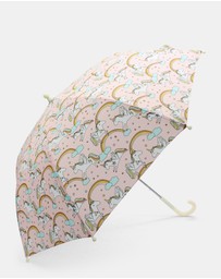 Morgan & Taylor - Unicorn Kids Umbrella in Pink Print