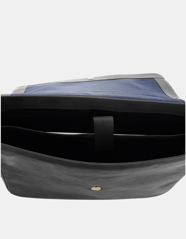 Pierre Cardin - Pierre Cardin Men's Leather Messenger Bag