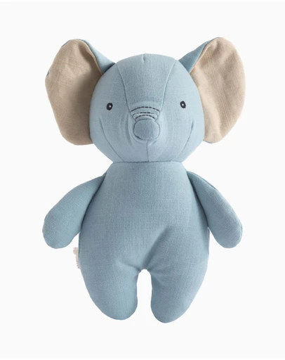 Living Textiles - Small Linen Animal - Eddie the Elephant