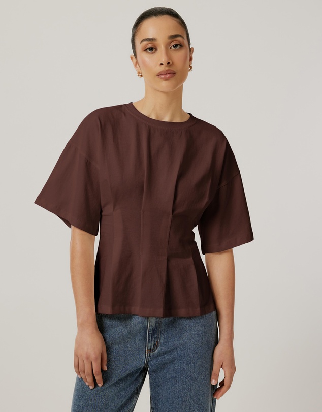 Calli - Tucked T-Shirt