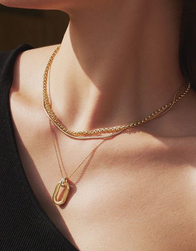 Ania Haie - Gold Classic Rolo Chain Necklace