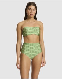 JETS - Mattala Geo High Waist Bikini Bottom