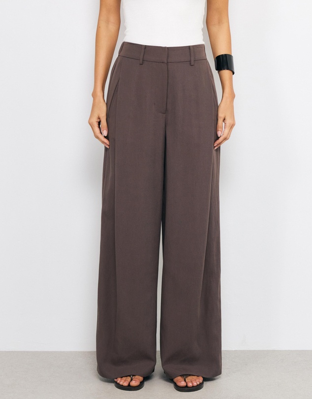 AERE - Eloise Tailored Summer Suiting Pants
