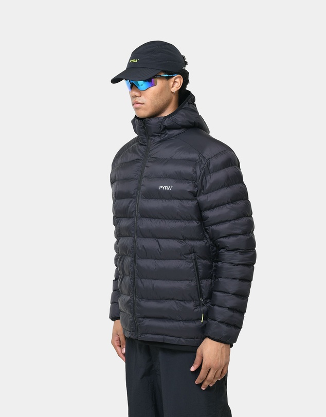 PYRA - SUMMIT PUFFER JACKET - BLACK
