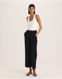 SABA - Ava Cropped Wide Leg Jean