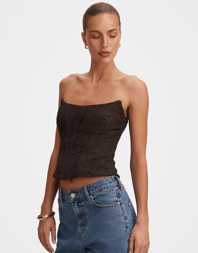 Forever New - Lara Lace Corset Top