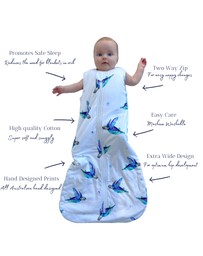 Anchor & Arrow - Gold Fern Vest Sleeping Bag 2.5TOG