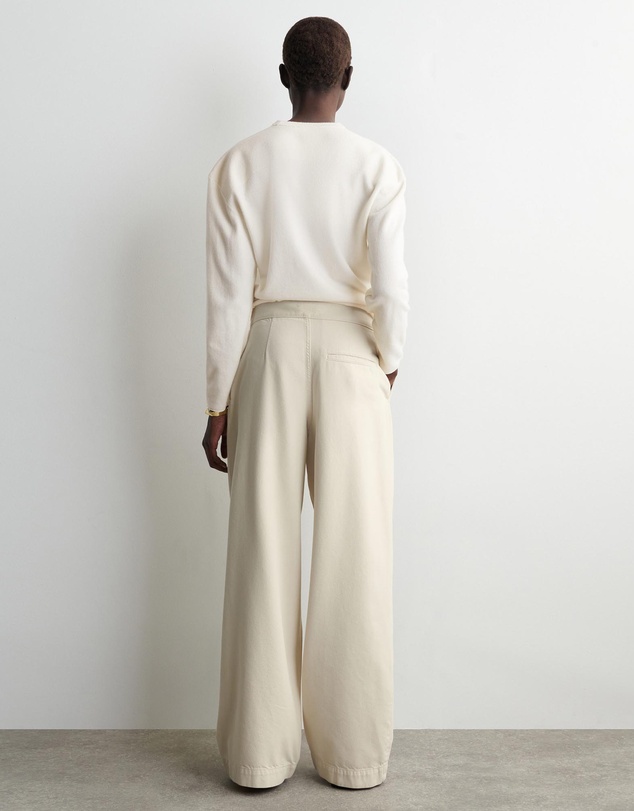 COS - Pleated Wide-Leg Denim Trousers