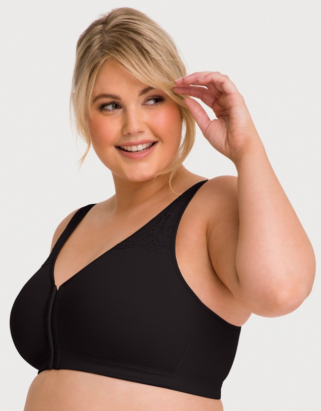 Ava & Audrey  - Ava & Audrey Hannah Cotton Wire-free Front Opening Bra