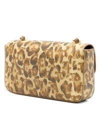 Pre-Loved by Azura Reborn - Pre-Loved Calfskin Leopard Print Claude Chain Shoulder Bag