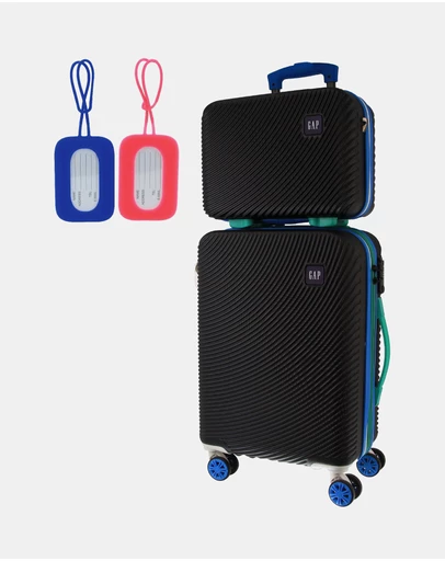 GAP - GAP Stripe Cabin Hard Shell with Mini Beauty Case Set