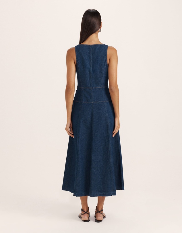 SABA - Cara Denim Midi Dress