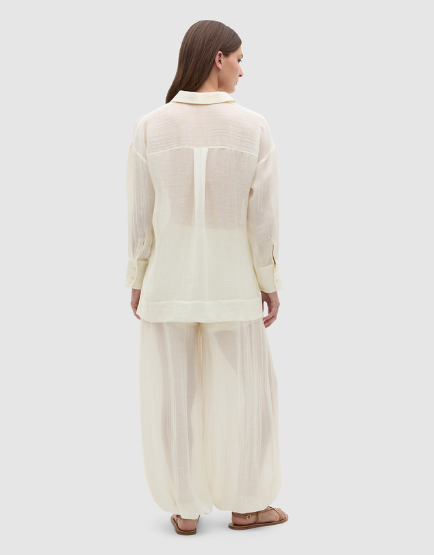 Seed Heritage - Semi Sheer Crinkle Popover