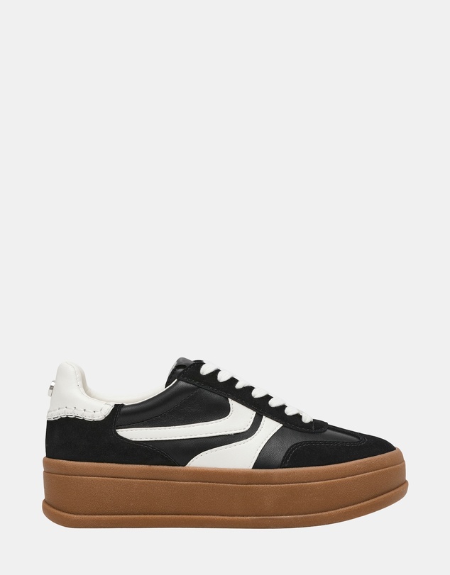 Steve Madden - Off-Track Black Suede Sneakers