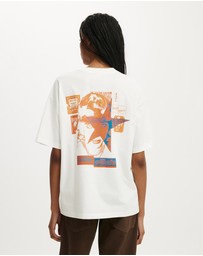 Cotton On - The Lcn Music Boxy Graphic Tee