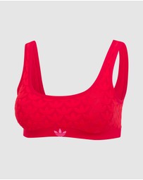 adidas Originals - Microterrot Monogram Comfort Scoop Padded Bralette