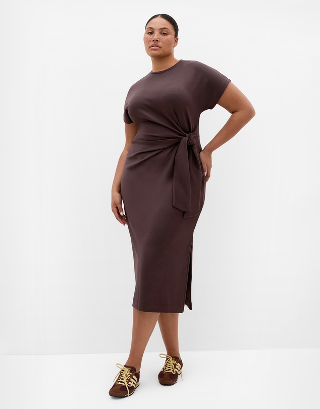 City Chic - Mae Side Tie Midi Dress