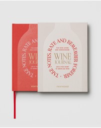 Printworks - Printworks Wine Tasting Journal-Beige Red