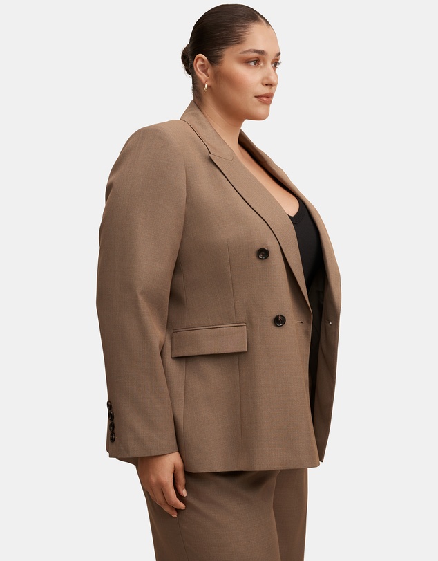 Forever New Curve - Harper Curve Double Breasted Blazer