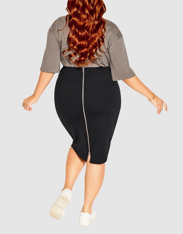 City Chic - Midi Tube Skirt