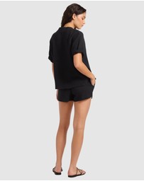 Seafolly - Double Gauze Tv-Neck Top