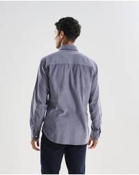 3 Wise Men - 3 Wise Men Swordfish Grey Corduroy Shirt