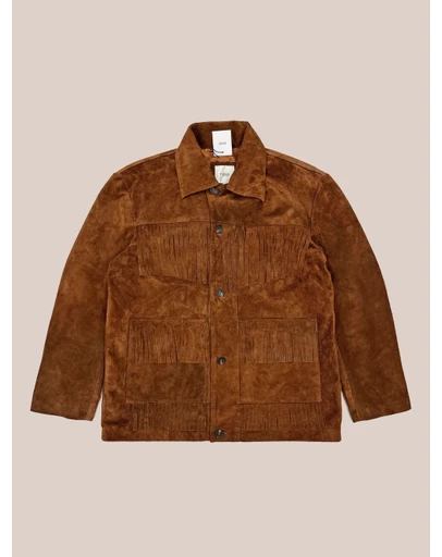 Found - Western Suede Fringe Jacket