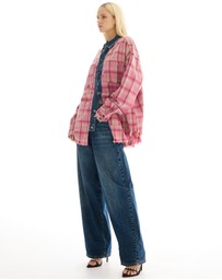 THE TALES - Utility Flannel And Denim Shirt