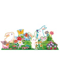 Sassi - Learn all about The Flowers 3D Puzzle and Book Set 40 Pieces
