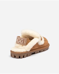 Ozwear Connection Uggs - Ugg Violet Shearling Slipper (Elastic Logo) (Detachable Feature)